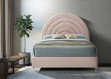 Load image into Gallery viewer, Rainbow Pink Velvet King Bed