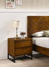 Load image into Gallery viewer, Reed Antique Coffee Night Stand