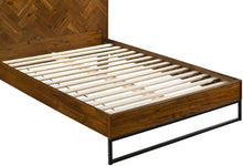 Load image into Gallery viewer, Reed Antique Coffee Queen Bed (3 Boxes)