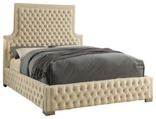 Load image into Gallery viewer, Sedona Cream Velvet King Bed