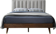 Load image into Gallery viewer, Vance Beige Linen Fabric King Bed (3 Boxes)