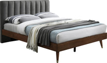 Load image into Gallery viewer, Vance Grey Linen Fabric King Bed (3 Boxes)