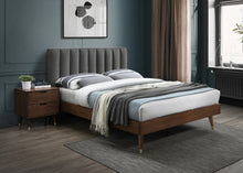 Load image into Gallery viewer, Vance Grey Linen Fabric King Bed (3 Boxes)