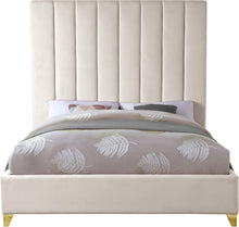 Load image into Gallery viewer, Via Cream Velvet Full Bed