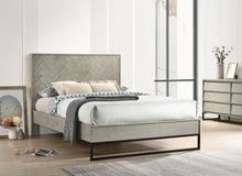 Load image into Gallery viewer, Weston Grey Stone King Bed (3 Boxes)