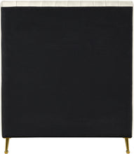Load image into Gallery viewer, Zara Cream Velvet Twin Bed (3 Boxes)