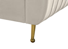 Load image into Gallery viewer, Zara Cream Velvet Queen Bed (3 Boxes)