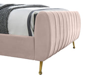Load image into Gallery viewer, Zara Pink Velvet Twin Bed (3 Boxes)