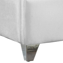Load image into Gallery viewer, Zuma White Velvet Queen Bed