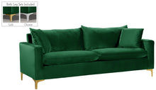 Load image into Gallery viewer, Naomi Green Velvet Sofa