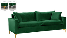 Load image into Gallery viewer, Naomi Green Velvet Sofa