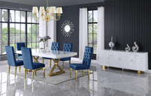 Load image into Gallery viewer, Excel White Lacquer Extendable Dining Table (3 Boxes)