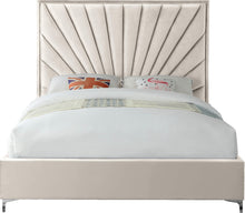 Load image into Gallery viewer, Eclipse Cream Velvet Full Bed