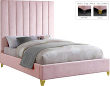 Load image into Gallery viewer, Via Pink Velvet King Bed