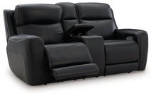 Load image into Gallery viewer, 5Z-Relaxation Power Reclining Loveseat with Console