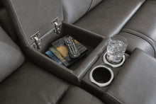 Load image into Gallery viewer, 5Z - Pittson Power Reclining Sectional Loveseat with Console