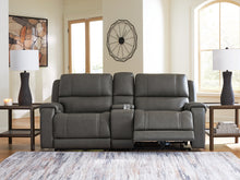 Load image into Gallery viewer, 5Z - Pittson Power Reclining Sectional Loveseat with Console
