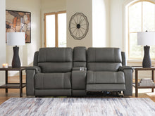 Load image into Gallery viewer, 5Z - Pittson Power Reclining Sectional Loveseat with Console