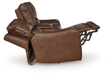 Load image into Gallery viewer, DeepWakes Power Reclining Loveseat with Console