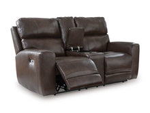 Load image into Gallery viewer, Crossplex Power Reclining Loveseat with Console
