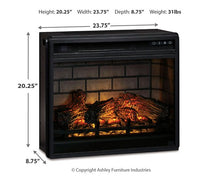 Load image into Gallery viewer, Wildenauer 76" TV Stand with Electric Fireplace