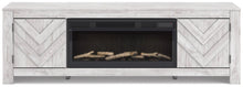Load image into Gallery viewer, Cayboni 71" TV Stand with Electric Fireplace
