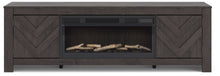 Load image into Gallery viewer, Cayboni 71" TV Stand with Electric Fireplace