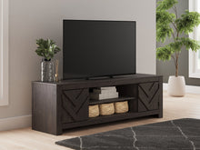 Load image into Gallery viewer, Cayboni 71" TV Stand with Electric Fireplace