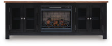 Load image into Gallery viewer, Wildenauer 76" TV Stand with Electric Fireplace
