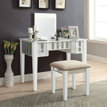 Load image into Gallery viewer, Joyce White Vanity w/ Stool