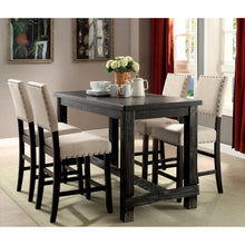 Load image into Gallery viewer, Sania 5 Piece Counter Ht Table Set