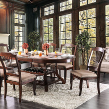 Load image into Gallery viewer, Jordyn Brown Cherry Dining Table