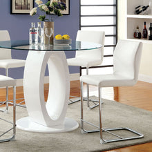 Load image into Gallery viewer, LODIA II White Round Counter Ht. Table
