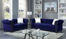 Load image into Gallery viewer, Giacomo Chair Black & Blue