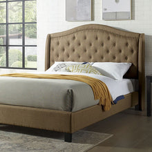 Load image into Gallery viewer, Carly Cal.King, E.King, Full, & Queen Bed Grey & Brown