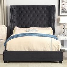 Load image into Gallery viewer, Rosabelle Bed Black, Grey, & Ivory