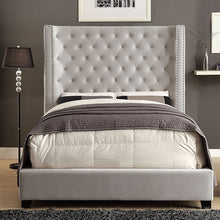 Load image into Gallery viewer, Rosabelle Bed Black, Grey, & Ivory