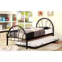 Load image into Gallery viewer, Rainbow Full Bed Black, White, Silver, Black, & Green
