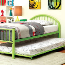 Load image into Gallery viewer, Rainbow Full Bed Black, White, Silver, Black, & Green