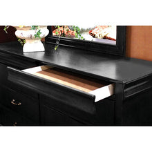 Load image into Gallery viewer, Louis Philippe Cal.King Bed Black & Grey