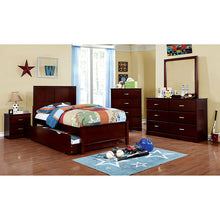 Load image into Gallery viewer, PRIAM Full & Twin Bed, White/Gray, Pink, Chrome, & Yellow