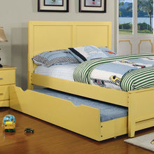 Load image into Gallery viewer, PRIAM Full & Twin Bed, White/Gray, Pink, Chrome, & Yellow