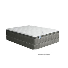 Load image into Gallery viewer, STORMIN White/Gray 13" Euro Pillow Top Mattress, E.King