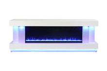 Load image into Gallery viewer, Peseux 71" TV Stand w/ Electric Fire Place
