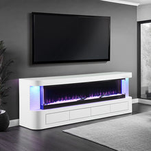 Load image into Gallery viewer, Luken 71" TV Stand w/ Electric Fire Place