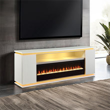 Load image into Gallery viewer, Medea 71" TV Stand w/ Electric Fire Place