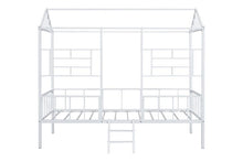 Load image into Gallery viewer, Rhonda Twin Loft Bed White, Silver, & Black