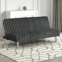 Load image into Gallery viewer, Hinwil Futon Sofa Bed Pink, Beige Grey, & Black