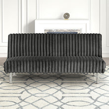 Load image into Gallery viewer, Hinwil Futon Sofa Bed Pink, Beige Grey, & Black