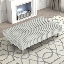 Load image into Gallery viewer, Hinwil Futon Sofa Bed Pink, Beige Grey, & Black